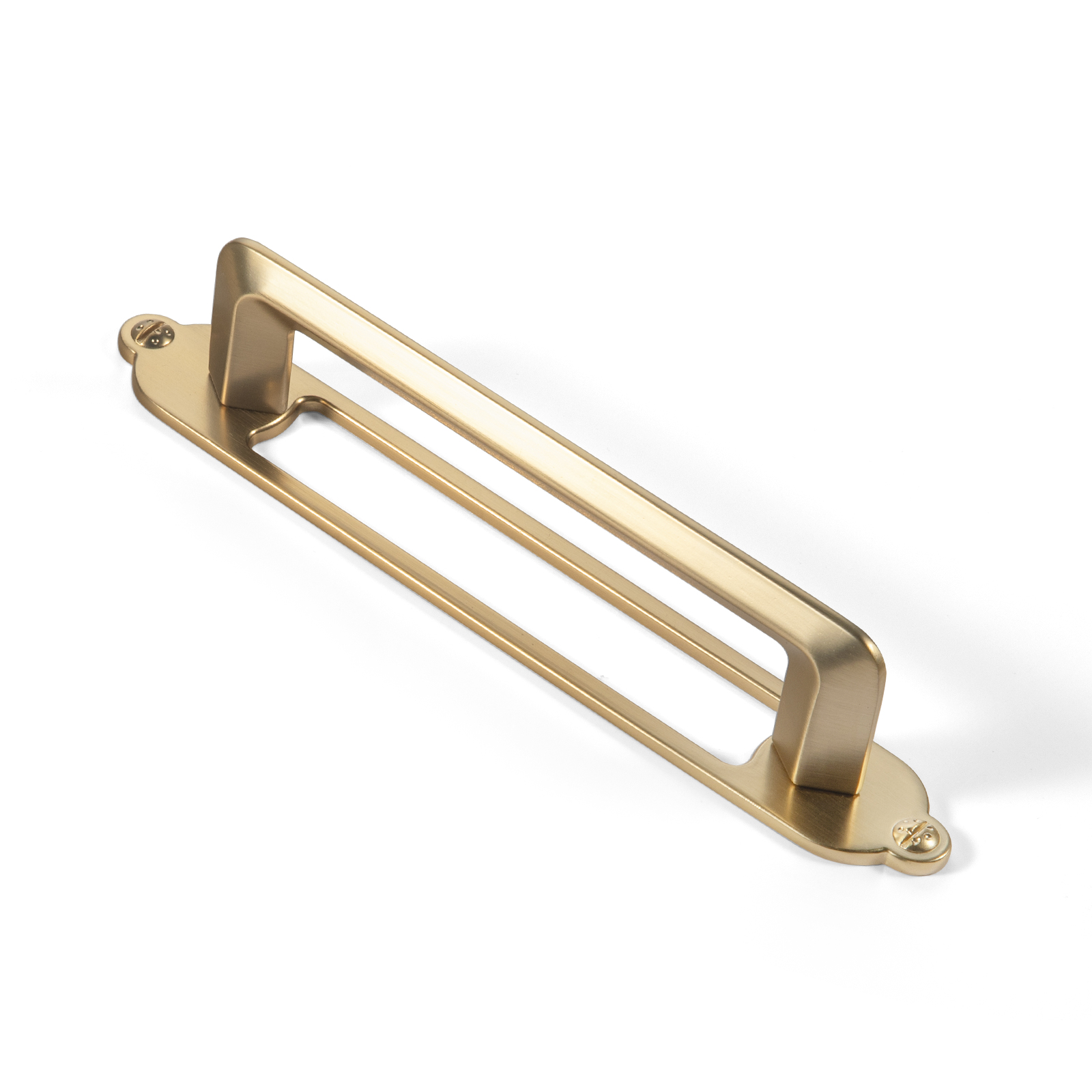 Furniture Hardware With Backplate - Goo-Ki Antik Pirinç Kaplama Çinko Alaşımlı
