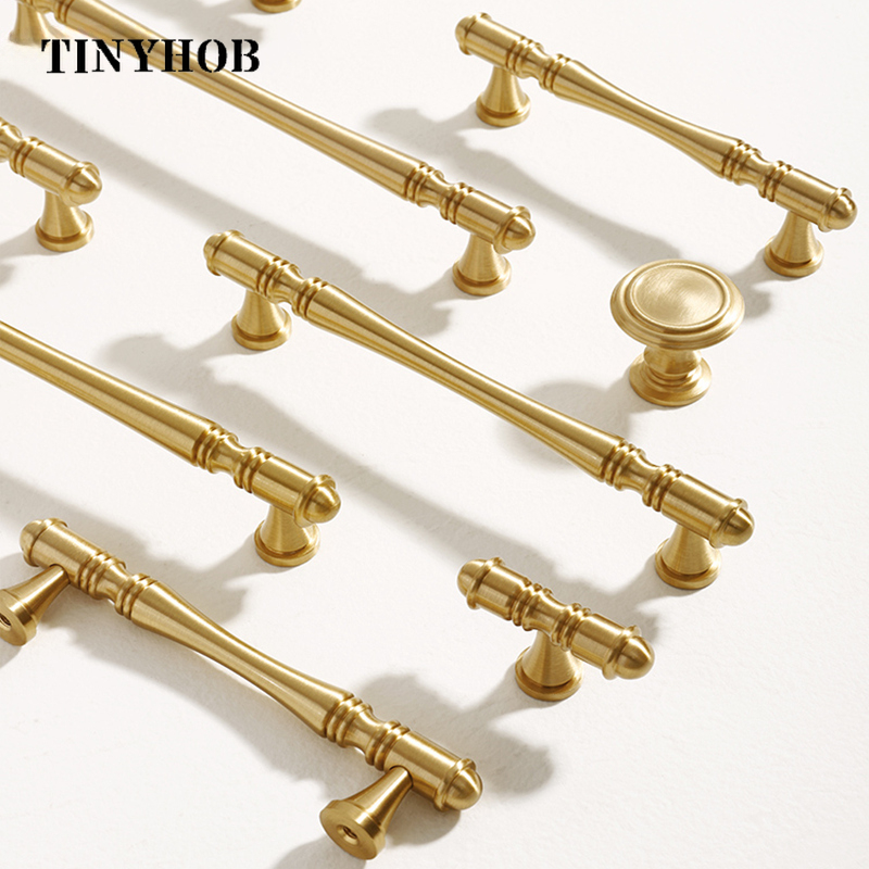 Furniture Hardware Accessories - Altın dolap kolları masa çekmece çekme