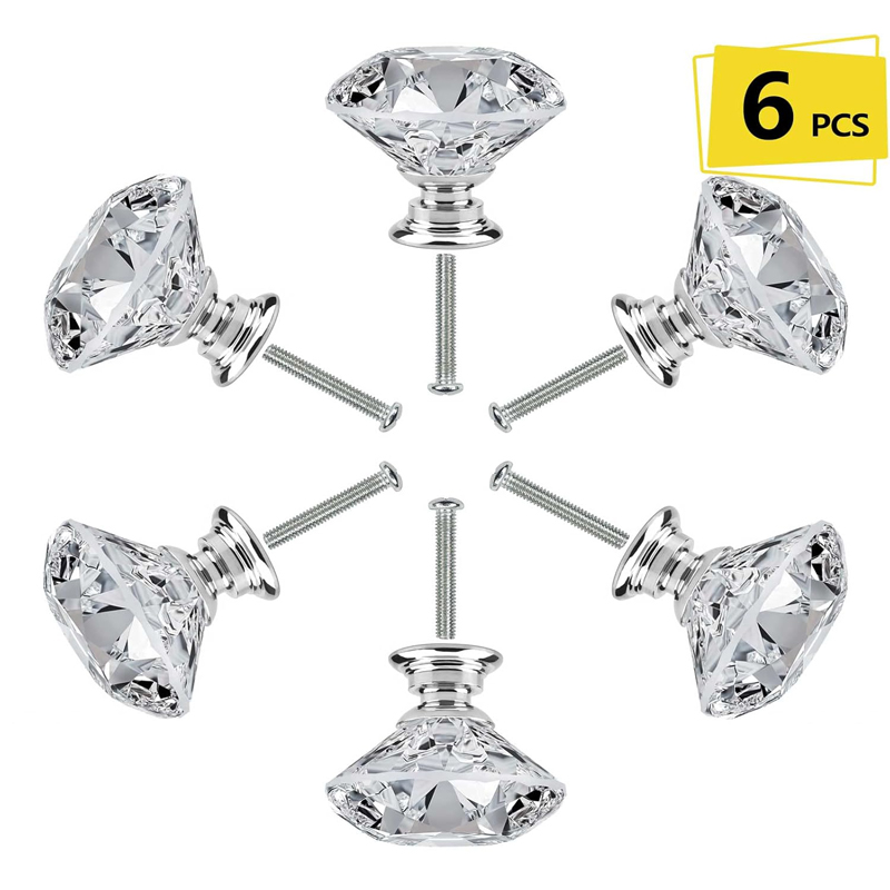 Furniture Hardware Nut - 6 adet dolap topuzu vidalı 30mm