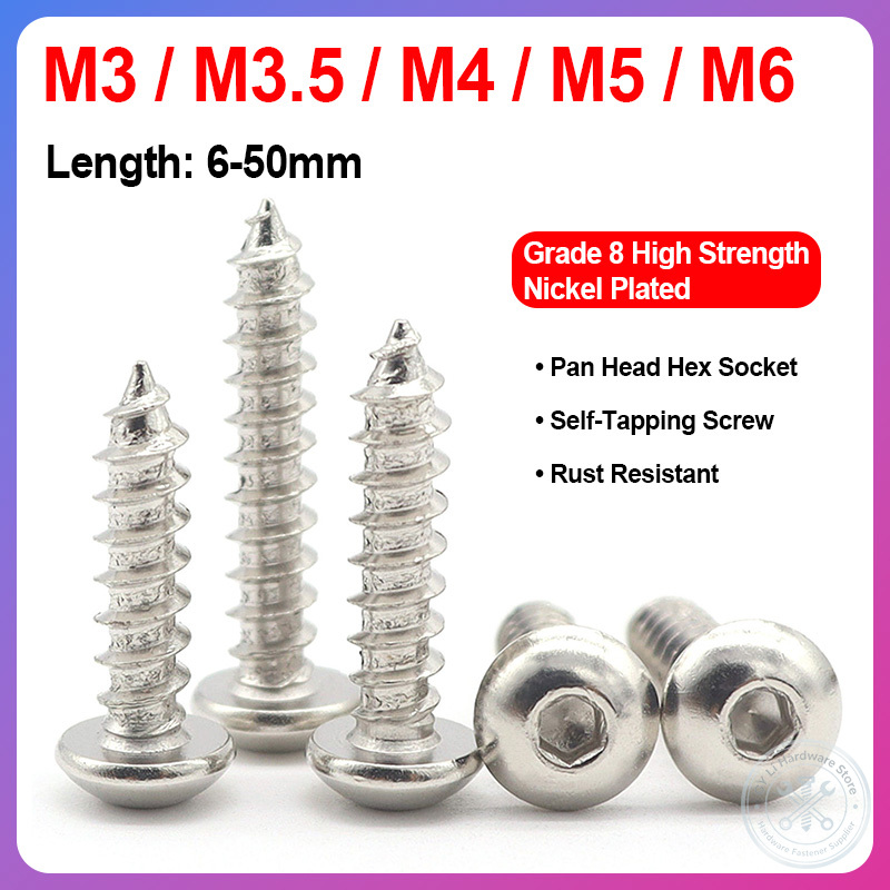 M3 M3.5 M4 M5 M6, 8. Sınıf, Ni - Furniture Grade Hardware incelemesi ve fiyatı