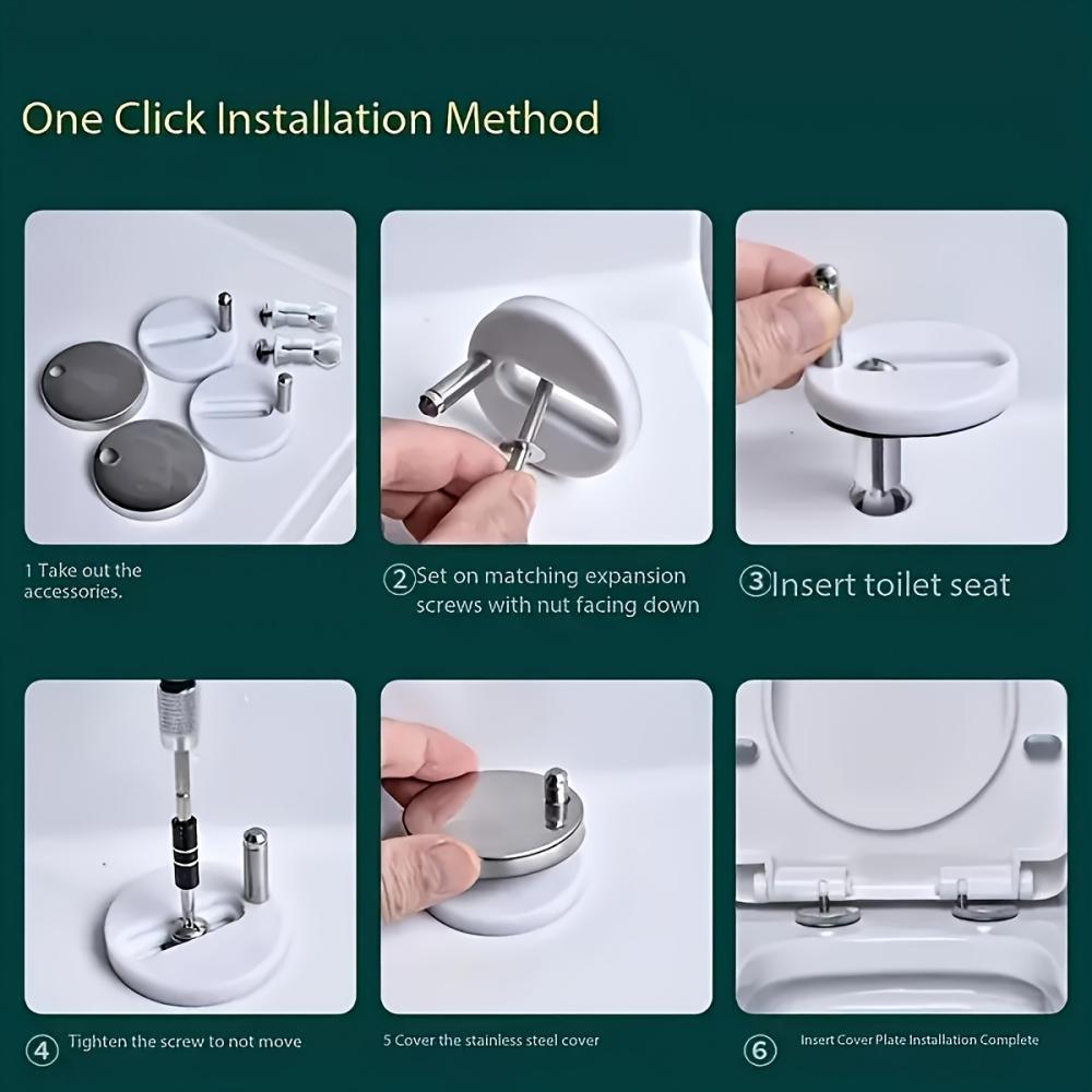 1 Çift Paslanmaz Çelik Klozet  - Furniture Hardware Accessories incelemesi ve fiyatı